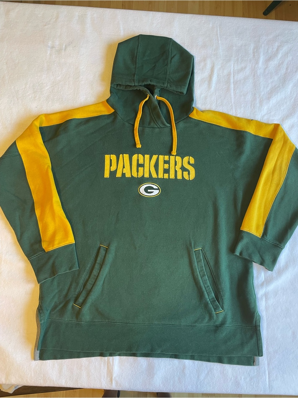 Fanatics Green Bay Packers Crewneck Hoodie size L